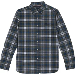 Plaid Cotton Button-Down Shirt