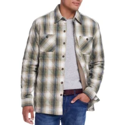 Plaid Cotton Shirt Jacket