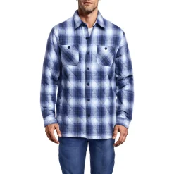 Plaid Cotton Shirt Jacket