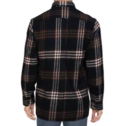 Plaid Flannel Button-Down Shirt