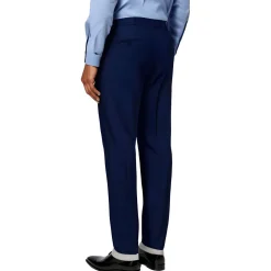 Plaid Wool Dress Pants