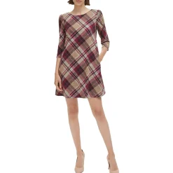 Plaid Work day wear Mini Dress