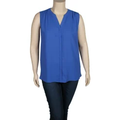 Pleated Button Down Blouse