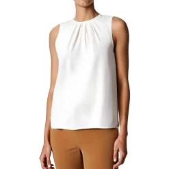 Pleated Chiffon Shell