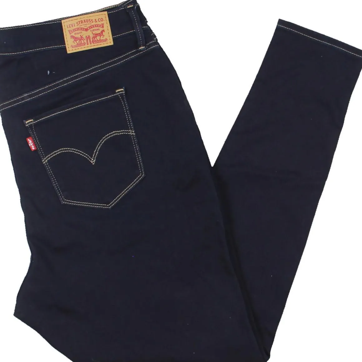 Plus 720 High Rise Dark Wash Skinny Jeans