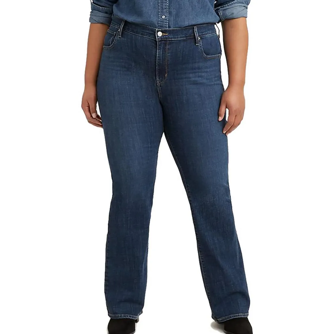 Plus 725 High Rise Slim Cut Bootcut Jeans