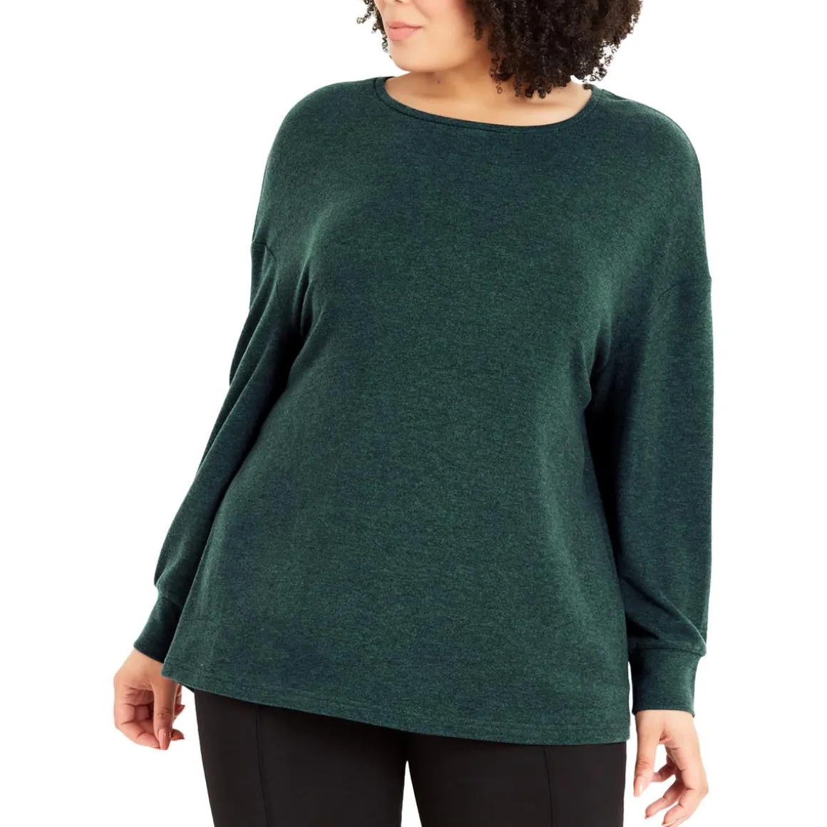 Plus Soft Knit Pullover Top