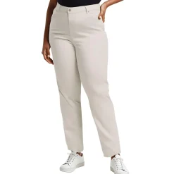 Plus Amanda Stretch Cotton Tapered Leg Jeans