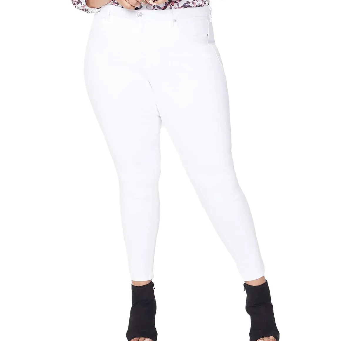 Plus Ami Pocket Button-Zip Fly Skinny Jeans