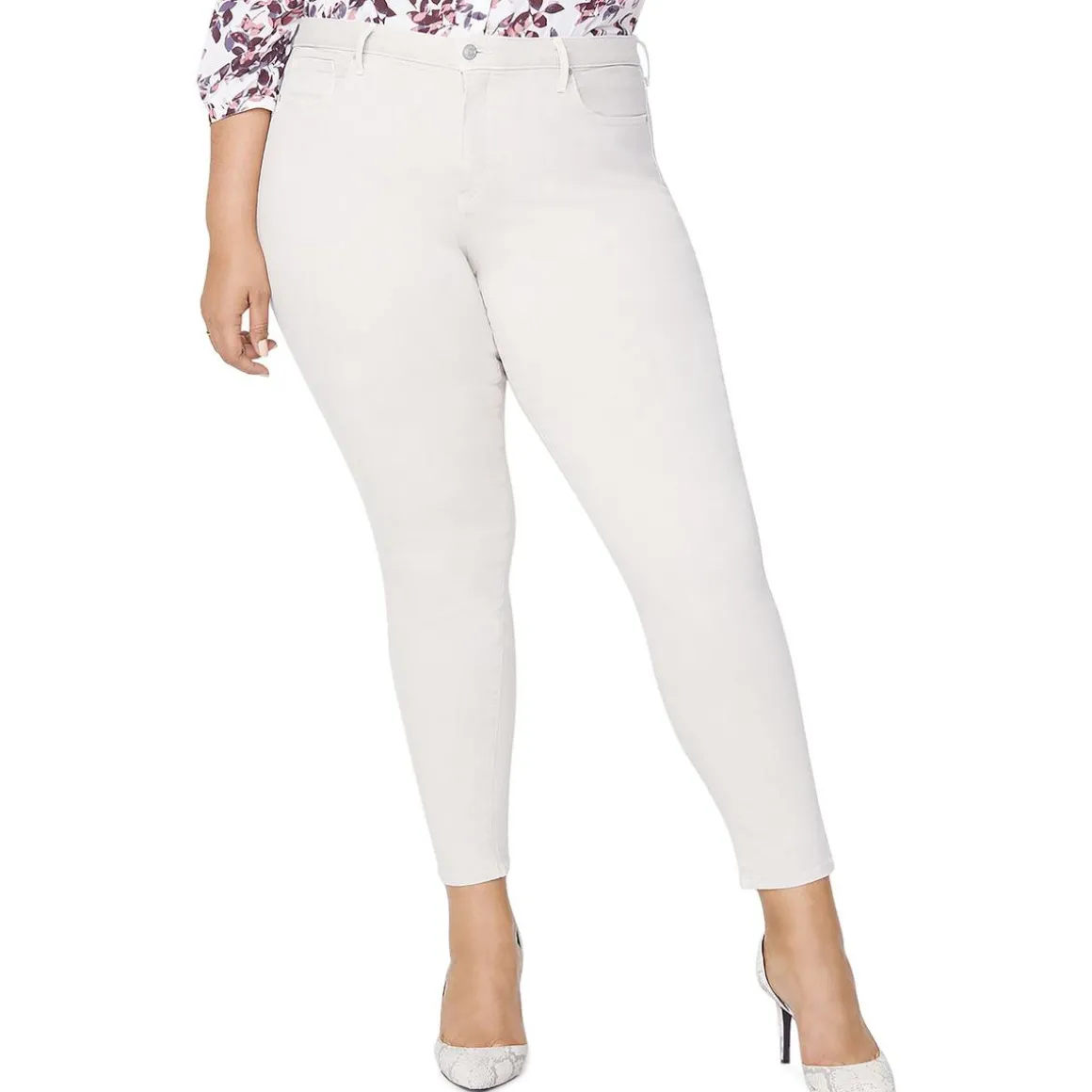 Plus Ami Pocket Button-Zip Fly Skinny Jeans