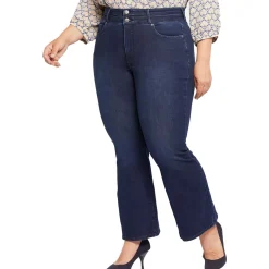 Plus Ava High Rise Dark Wash Flared Jeans