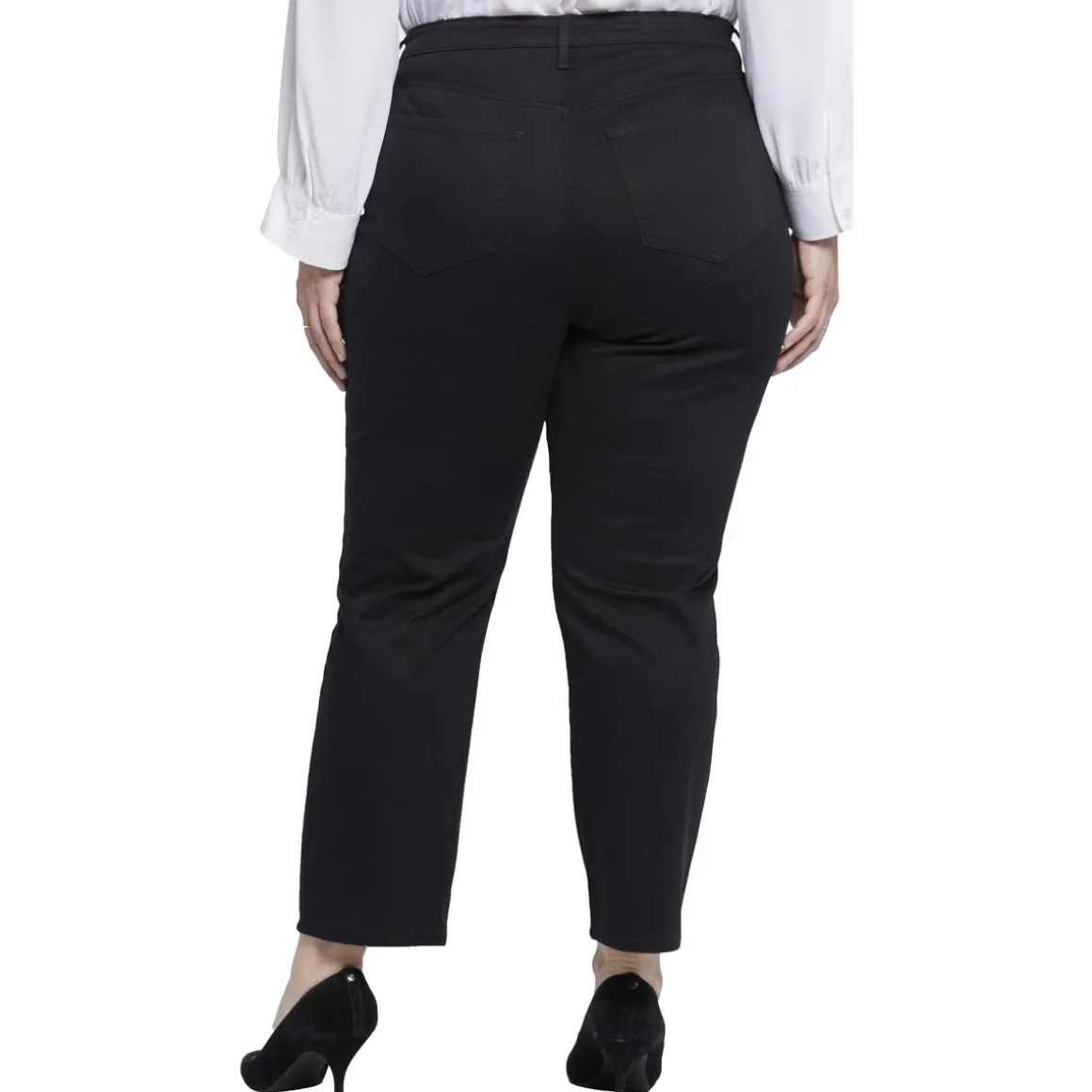 Plus Bailey Stretch Denim Straight Leg Jeans