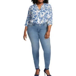 Plus Barbara High-Rise Cotton Bootcut Jeans