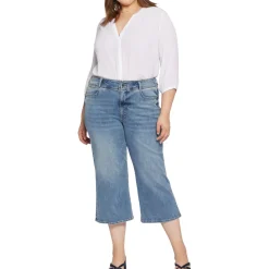 Plus Brigitte Stretch Denim Capri Jeans