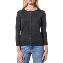 Plus Button Knit Cardigan Sweater