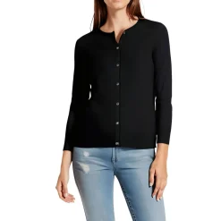 Plus Button Knit Cardigan Sweater