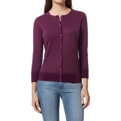 Plus Button Knit Cardigan Sweater