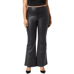 Plus Charmed Flare Coated Denim Flared Jeans