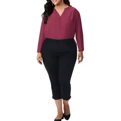 Plus Chloe Denim High Rise Capri Jeans