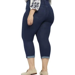 Plus Chloe Stretch Denim Capri Jeans
