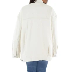 Plus Collar Heavy Denim Jacket