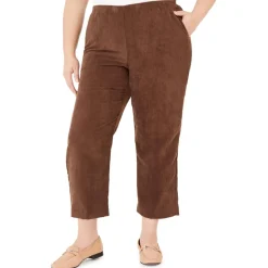 Plus Comfort Waist Corduroy Corduroy Pants