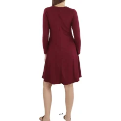 Plus Crewneck Knee Length T-Shirt Dress