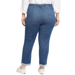 Plus Denim Cotton Jogger Jeans