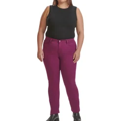 Plus Denim Cotton Straight Leg Jeans