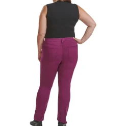 Plus Denim Cotton Straight Leg Jeans