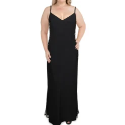 Plus Embellished Applique Evening Dress