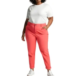 Plus Hampton Slim High-Rise Chino Pants