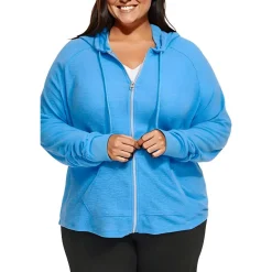 Plus Heathered Fitness Hoodie