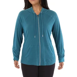 Plus Heathered Fitness Hoodie