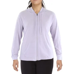 Plus Heathered Fitness Hoodie