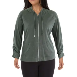 Plus Heathered Fitness Hoodie