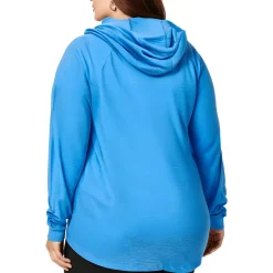 Plus Heathered Fitness Hoodie