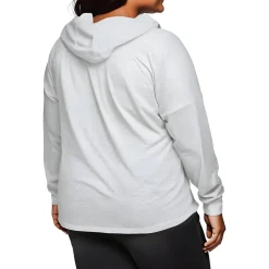 Plus Heathered Fitness Hoodie