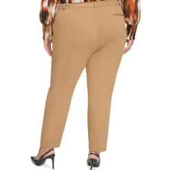 Plus High Rise Ankle Straight Leg Pants