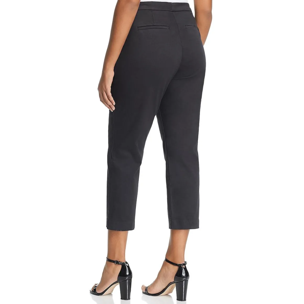Plus High-Rise Cropped Ankle Pants