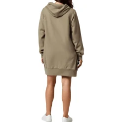 Plus Hooded Mini Sweatshirt Dress