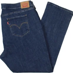 Plus Hypersoft Mid Rise Straight Leg Jeans