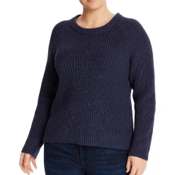 Plus Jane Cotton Shaker Knit Sweater