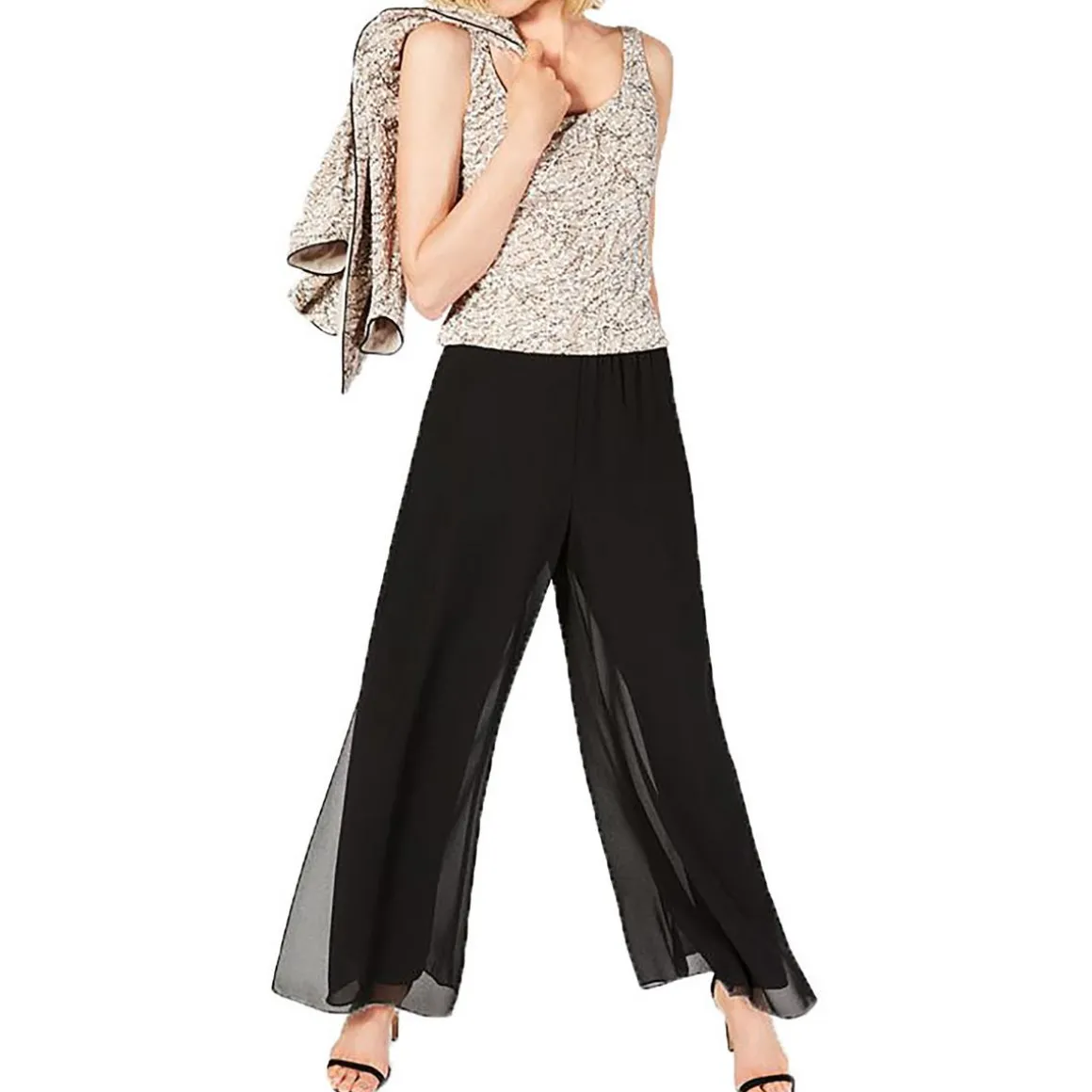 Plus Knit Glitter Tank Top