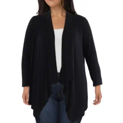 Plus Knit Rayon Cardigan Sweater