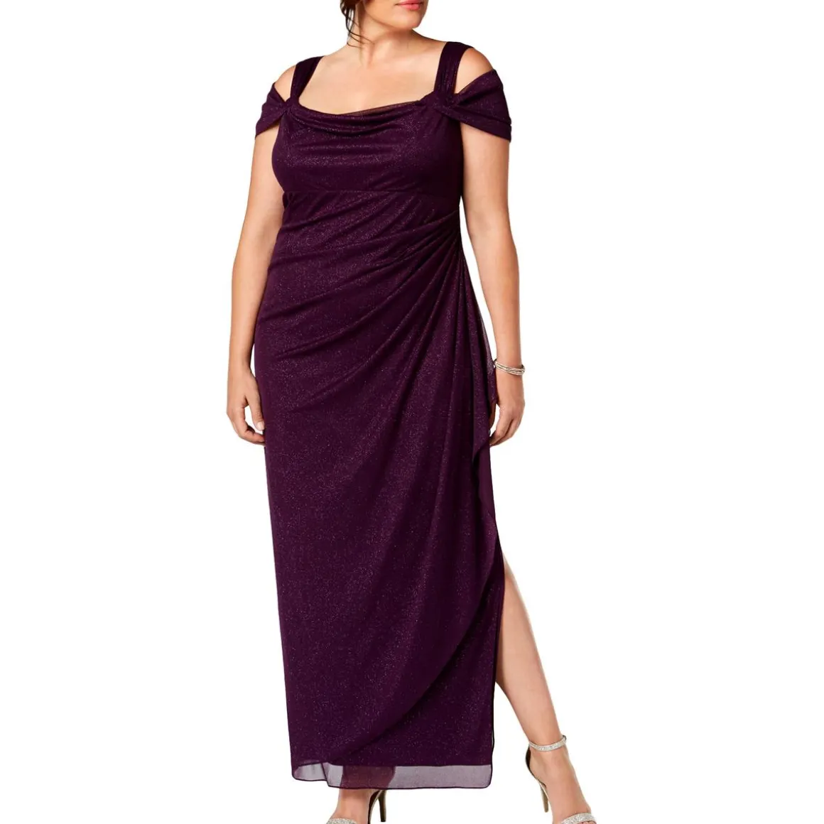 Plus Lined Evening Dress