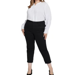 Plus Margot Solid Denim Ankle Jeans