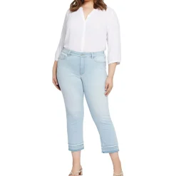 Plus Marilyn Denim Cotton Straight Leg Jeans