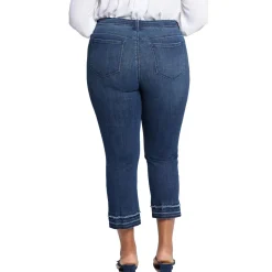 Plus Marilyn Denim Cotton Straight Leg Jeans