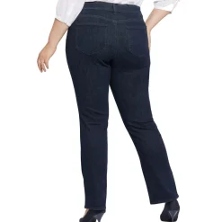 Plus Marilyn Stretch Denim Straight Leg Jeans